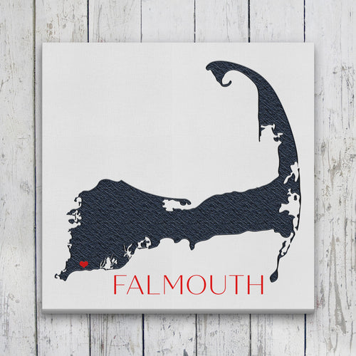 Cape Cod Canvas Customizable Silhouette Wall Decor