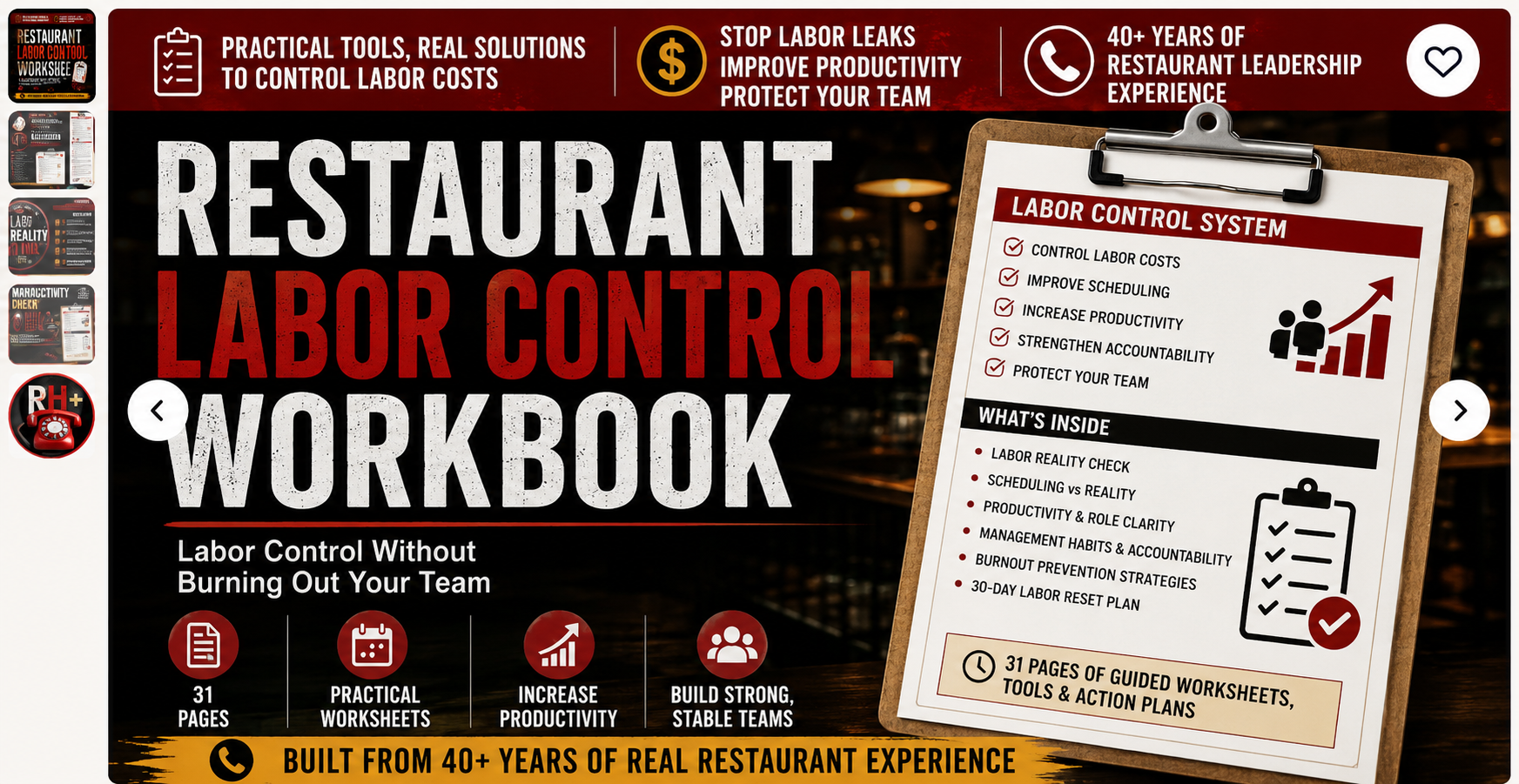 Labor Control Workbook
