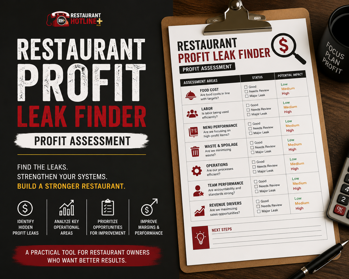 Restaurant Profit Leak Finder: Profit Assessment ⭐