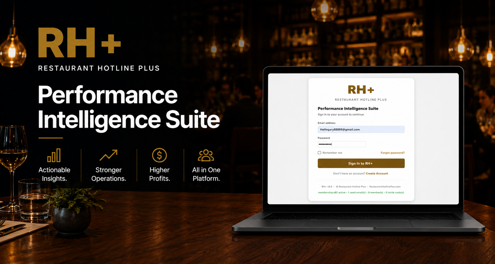 ⭐RH+ Membership - Pro | 2 - 5 Locations